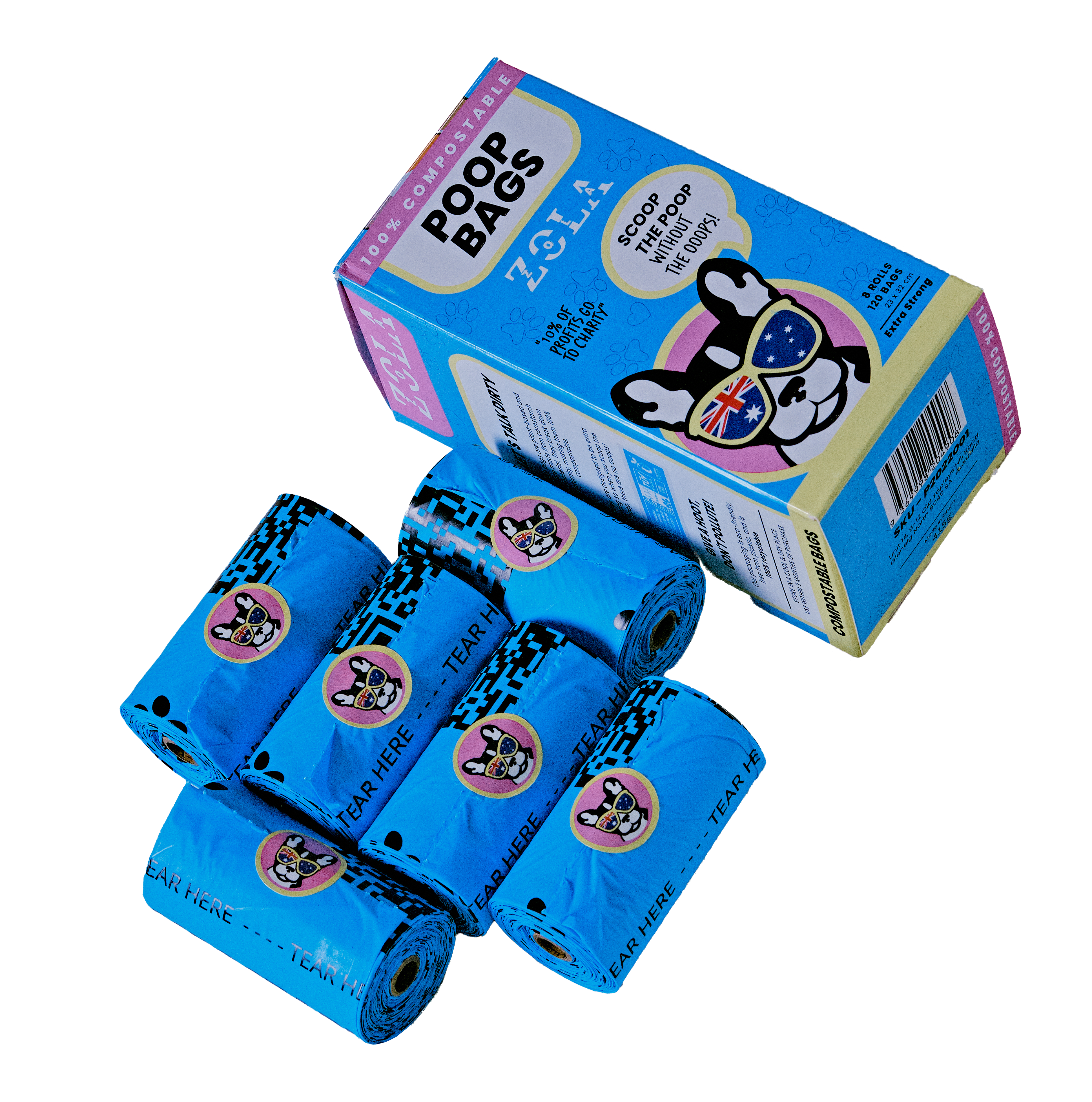 Dog Poo Bags (Flat Top Style)