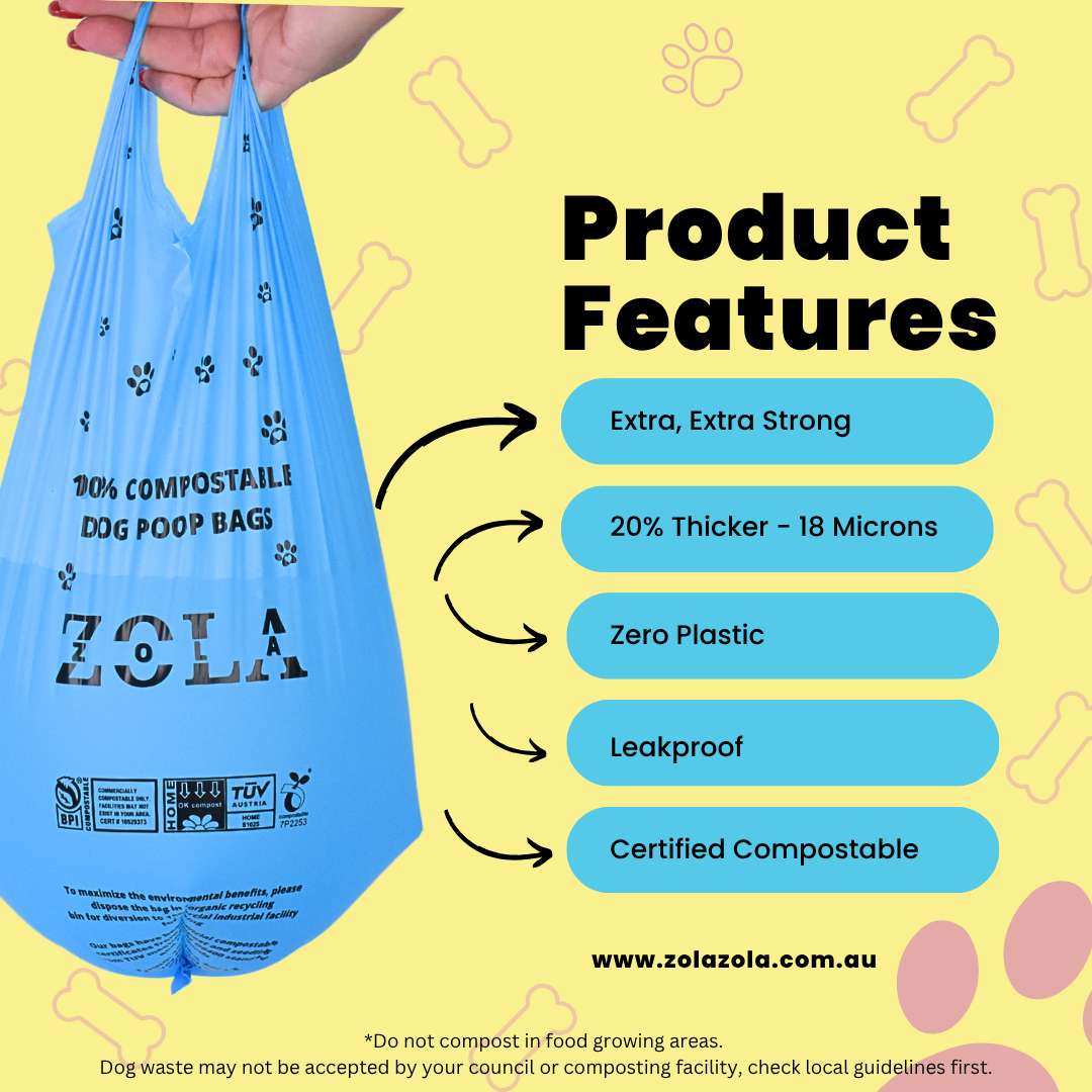 Dog Poo Bags (With Handles)