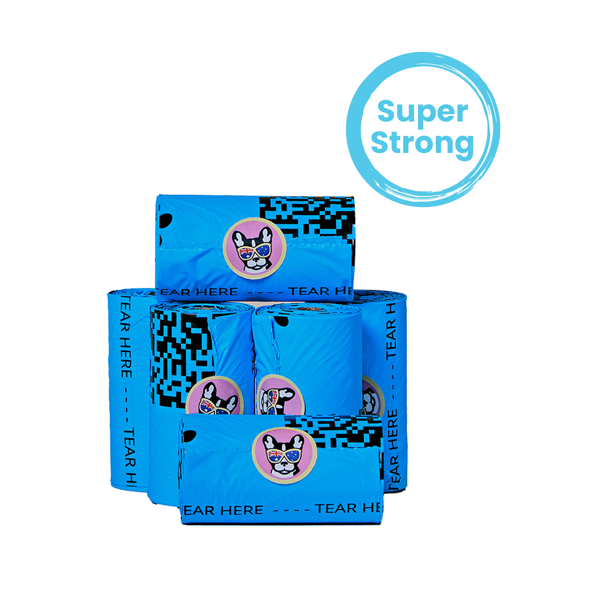 Dog Poo Bags (Flat Top Style)