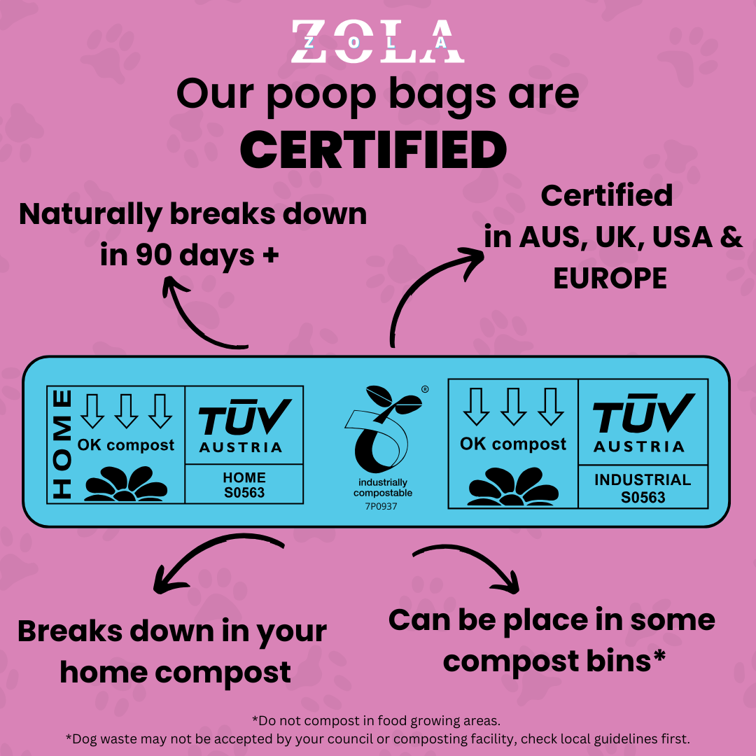 Dog Poo Bags (Flat Top Style)