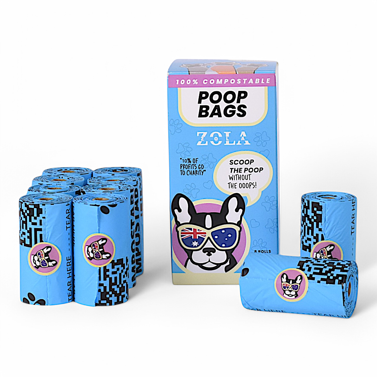 Dog Poo Bags (Flat Top Style)